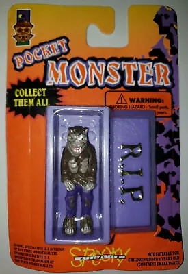 Vintage Toy State Pocket Monster Coffin 1990's New In Package Wolfman U159 • $39.99