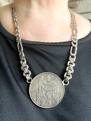 Vatican Museum Sterling Silver Necklace Of Michelangelo Delphic Sibyl • $200