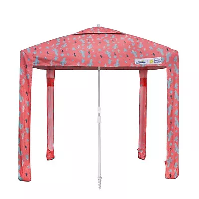 $149 • Buy Coolaroo Cancer Council Endorsed Beach Cabana Dark Pink Cactus 1.8m