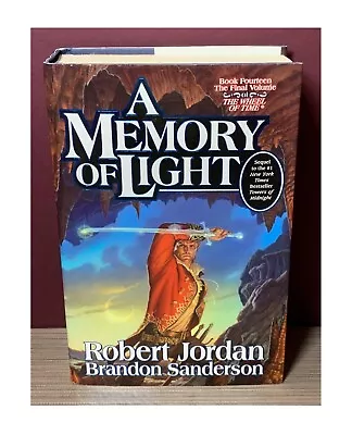 Ist Ed Auto Signed Copy By Robert Jordan The Wheel Of Time   A Memory Of Light  • $22.99