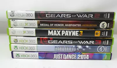 $9.99 • Buy Xbox 360 Games Bundle Lot Used 6 Games Total