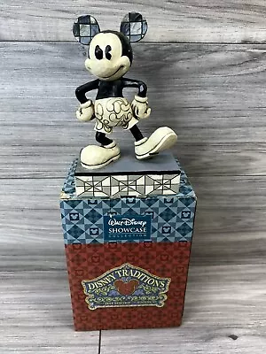 Disney Jim Shore Vintage Mickey Mouse 6  Resin Figurine 4033283 • $59.99