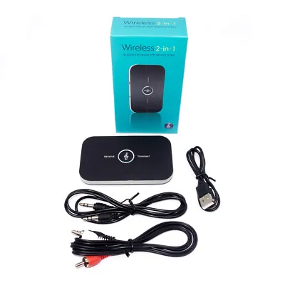 2in1 Bluetooth Transmitter & Receiver Wireless A2DP Home TV Stereo Audio Adapter • $10.39