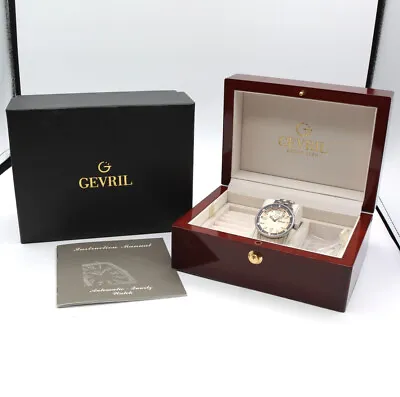 42mm Gevrill 4011 GV2 Stadium Limited' Men's Automatic Wristwatch Swiss Steel • $345