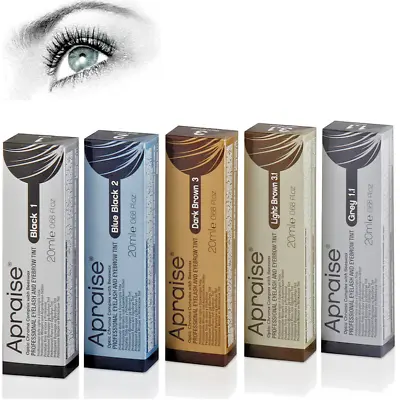 APRAISE Professional Eyelash And Eyebrow Tint 20ml All Colours • £6.99