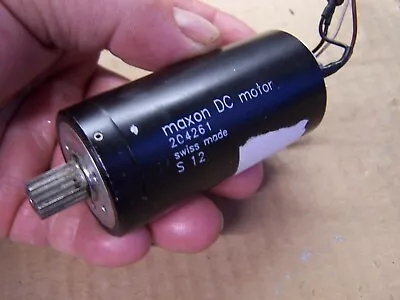 Maxon DC Motor 204261   SWISS   S12 • $35