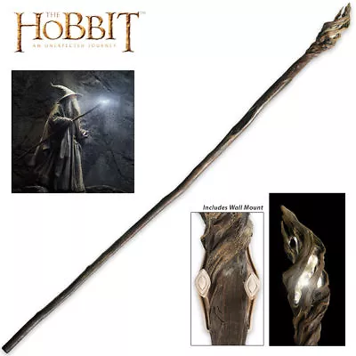 73  Officially Licensed Hobbit Lord Of The Rings Gandalf Wizard Staff With Mount • $229.99