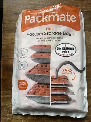 PackMate Flat Vacuum Storage Bags - Duvets Bedding Cushions/Pillows Clothing  • £7.50