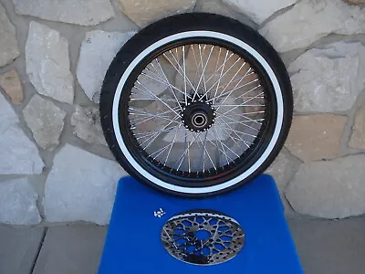 21  X3.5 60 Spoke Front Wheel Black S/d Shinko Tire Kit For 00-07 Harley • $469