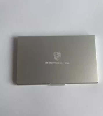 £15.99 • Buy Porsche Pocket Metal Slim Business Card Case ID Credit Wallet