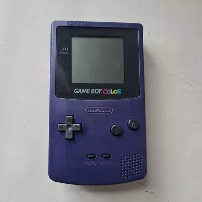 Nintendo Game Boy Colour Conse Handheld System - Grape - Tested Working • £54.95