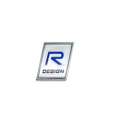 Volvo R-Design Badge Emblem Chrome D5 T6 T8 XC90 V60 S80 D4 D3 • £10