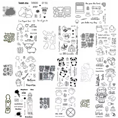 $16.67 • Buy Metal Cutting Die And Stamp Set Stamping Scrapbooking DIY Crafts Album Stencil