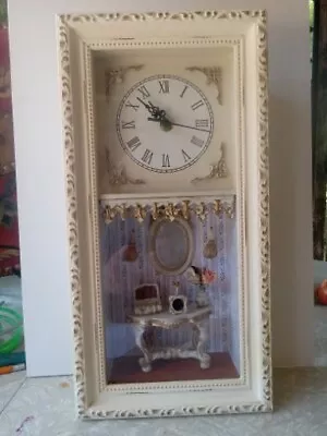 Vintage Shadow Box Clock • $48.50