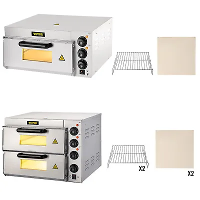 VEVOR Commercial Countertop Pizza Oven Electric Pizza Oven For 14  Pizza Indoor • $175.99