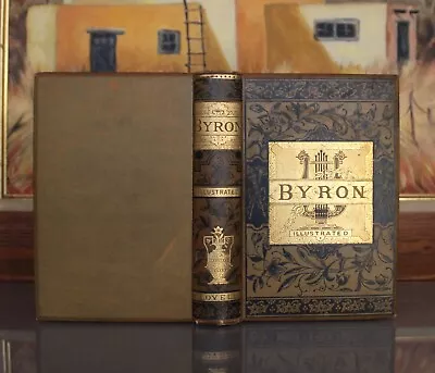 THE POETICAL WORKS OF LORD BYRON/POETRY/DON JUAN Antique Victorian Fine Binding • £24.54