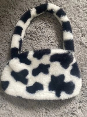 £0.99 • Buy Fluffy Cow Print Bag (new)