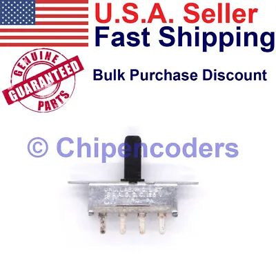 CW SP3T Single Pole 3 Pos. Slide Switch PCB Mount Rated .5 Amp At 125v AC And DC • $1.49