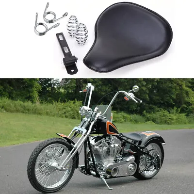 Motorcycle Spring Solo Seat For HarleyDavidson Heritage Springer Softail Bobber • $65.55