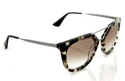 $399.95 • Buy RARE Genuine PRADA CINEMA Collection Spotted Oval Brown Sunglasses PR 13Q UAO1L0