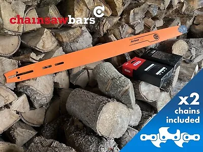 48” Lo Pro Chainsaw Milling Bar X2 Ripping Chains Stihl MS880 MS881 • £298