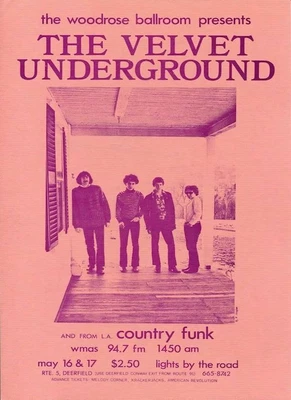 £6.99 • Buy The Velvet Underground  Graphic Art Picture Vintage Poster Home Office Uk Made