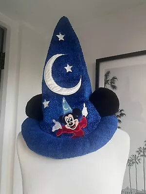 Disney Parks Fantasia Mickey Mouse Sorcerer Apprentice Plush Hat Size S 56cm • £20