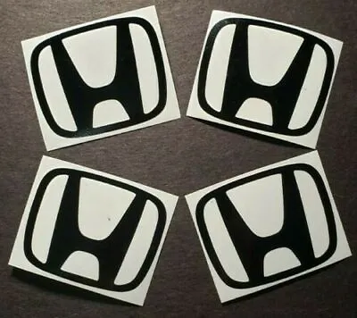 $5.74 • Buy (4) Car Logo Decal Wheel Center Caps Sticker For Honda Accord Civic CRV VTec Si