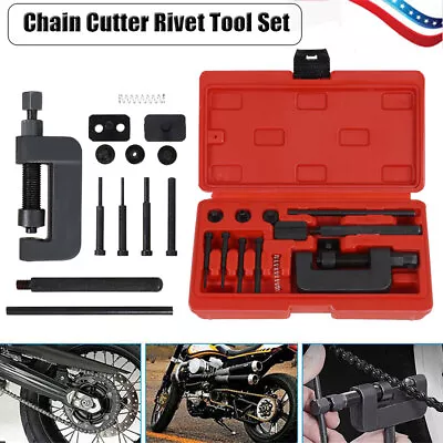 Motorcycle Chain Breaker Kit Chain Cutter Rivet Tool 520/525/530/630 Pitch ATV • $21