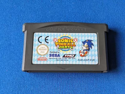 Sonic Pinball Party GameBoy Advance Genuine Cartridge PAL UK Tested & Working • £11.99