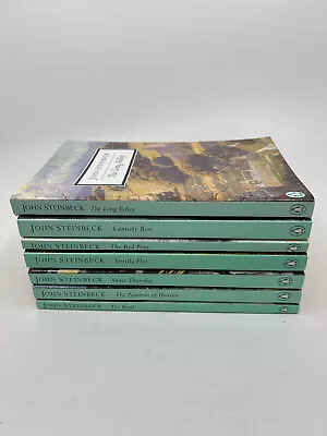 John Steinbeck Vintage Lot  7 Penguin Books Sweet Thursday~ Pastures Of Heaven + • $34