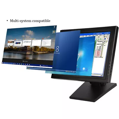 15  Touch Screen Monitor LCD VGA TouchScreen Monitor Retail Kiosk Restaurant Bar • $110.20