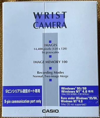 Brand New - Casio Wrist Wearable Digital Camera WQV-1S-1UR 2220 Watch Databank • £290