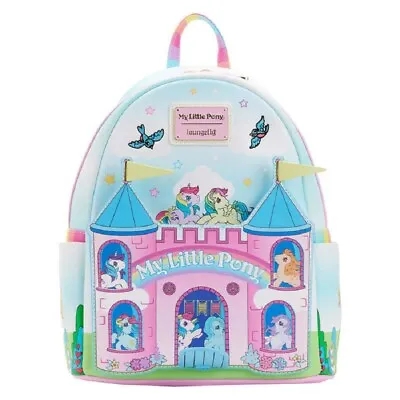 Loungefly Hasbro My Little Pony Dream Castle Scene Mini Backpack Bag Purse • $59.95