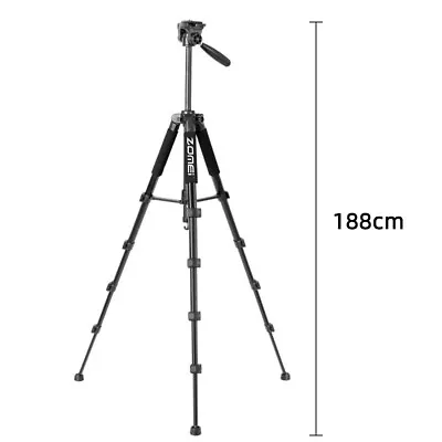 Zomei Q188 Professional Aluminium Travel Tripod&Pan Head For Canon Nikon DSLR  • £23.03