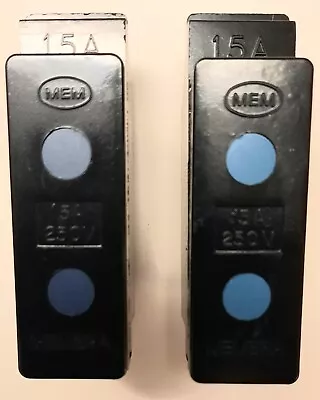 MEM Memera 15A Rewireable Fuse Carrier And Base. Price Is For Each. • £11.90