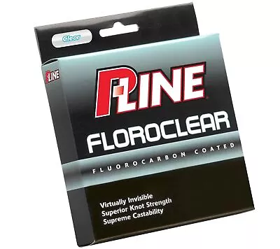 P-Line FloroClear 4lb 600 Yard Clear Fishing Line #FCCBF-4 • $16.99