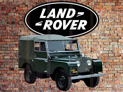Land Rover Retro Tin Metal Sign Nostalgic Art Gift Home Decor • £4.25