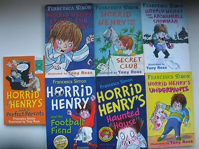 Francesca Simon Horrid Henry Bundle Of Seven Paperback Books  • £5.99