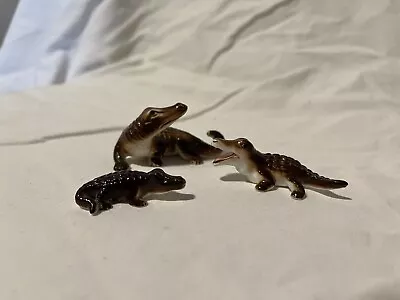 Vintage Miniature Bone China Alligators (3) • $15