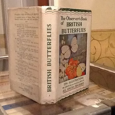 Observers Book Of British Butterflies 1951 • £12.49