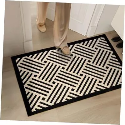  Door Mat Indoor Entrance 32 X 48 Large Welcome 32  X 48  Beige Black-wave • $40.48