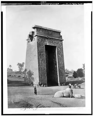 Photo:Pylon. GatewayEgypt--Karnak--1850's • $9.99