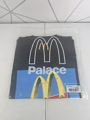 Palace McDonald’s Sign T-shirt Black Size Medium Brand New • £84.99