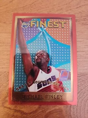 1995-96 Topps Finest #131 Michael Finley Phoenix Suns RC Rookie • $1.50