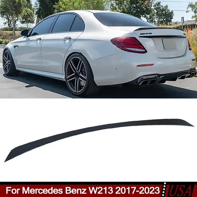 Fit Mercedes Benz W213 E53 AMG 2017-2023 E63S Style Rear Trunk Spoiler Wing Lip • $84.99