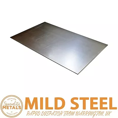 3mm Mild Steel Sheet Metal Plate Samples DIY & Car Repair 100 X 100mm X 3 Pack • £11.69