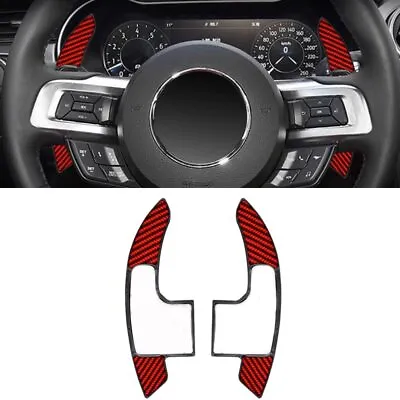 For Ford Mustang Carbon Fiber Car Steering Wheel Shift Paddle Shifter Extended • $42.19