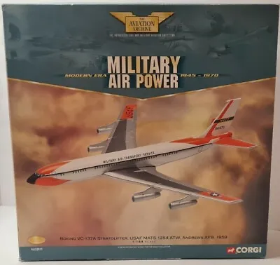 Corgi Aviation Archive Boeing VC-137A Stratolifter USAF MATS 1254 ATW  • $124.99