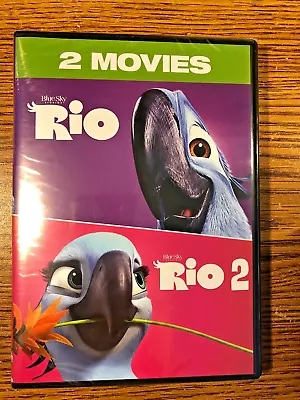 Rio Double Feature DVD 1 2 Animated Movie Set Blue Sky Kids Family Comedy 2011 • $11.99